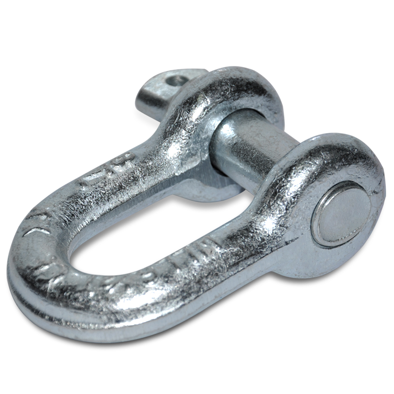 Shackle U-type D-type American bow national standard horseshoe buckle heavy lifting ring hook crane high-strength lifting sna ( (261)