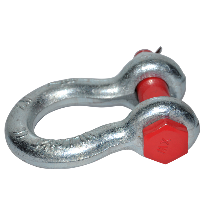 Shackle U-type D-type American bow ស្តង់ដារជាតិរបស់ horseshoe buckle heavy lifting ring hook crane high-strength lifting sna ((262)