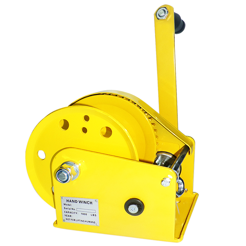 Hand winch two-way self-locking household small manual crane wire rope winch self-locking tractor (2)
