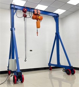 Trackless electric walking gantry crane